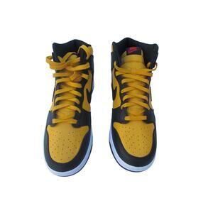 Nike Dunk High Retro Sneakers Black & Yellow Men’s Size 12